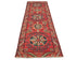 10 Feet Rusty Red Ersari Afghan Hand Knotted Veg Dye Wool Runner Rug